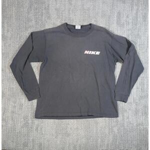 RARE Vintage 90s Nike Geometric Pattern Graphic Long Sleeve Single Stitch Shirt
